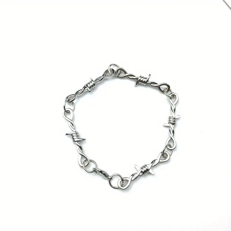 Wire chain bracelet